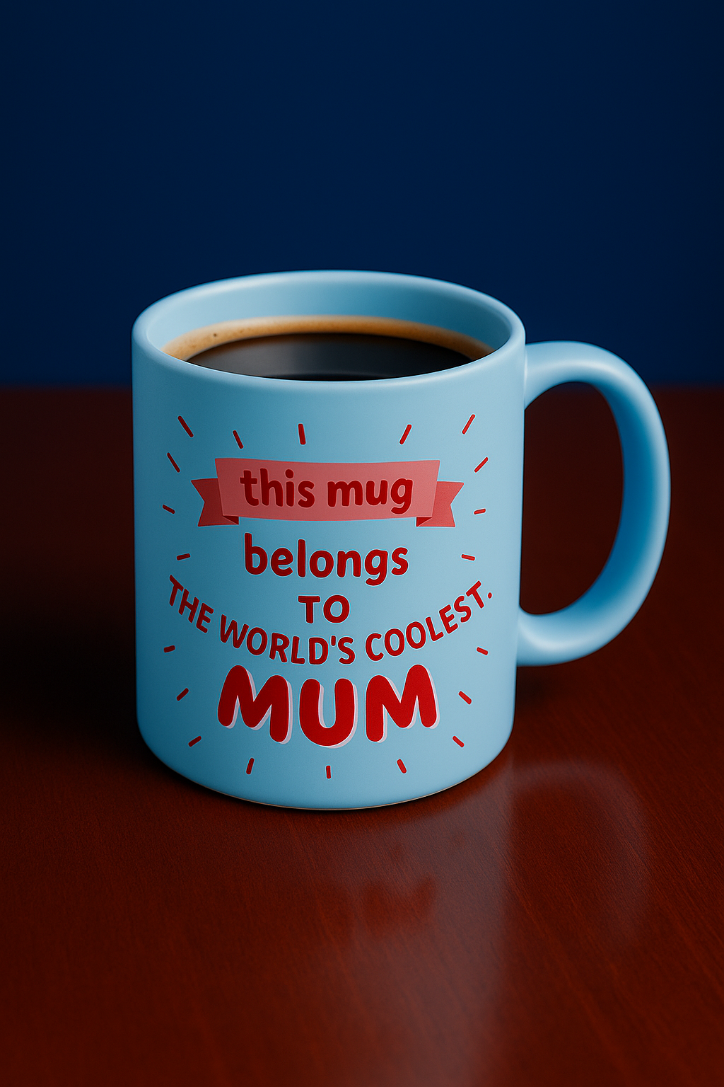 "World's Coolest Mum Mug " Cute Pink Gift for Mother's Day, Birthday, or Appreciation